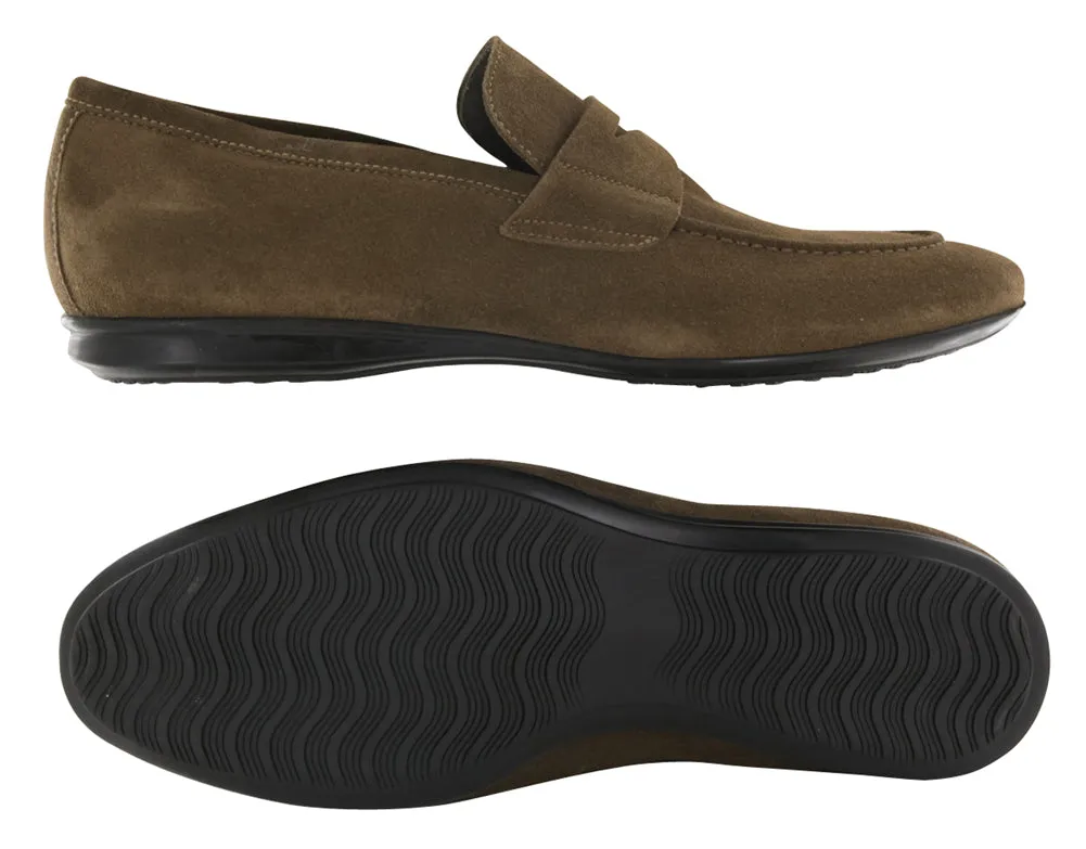 Fiori Di Lusso Brown Penny Loafers All-Purpose Wear
