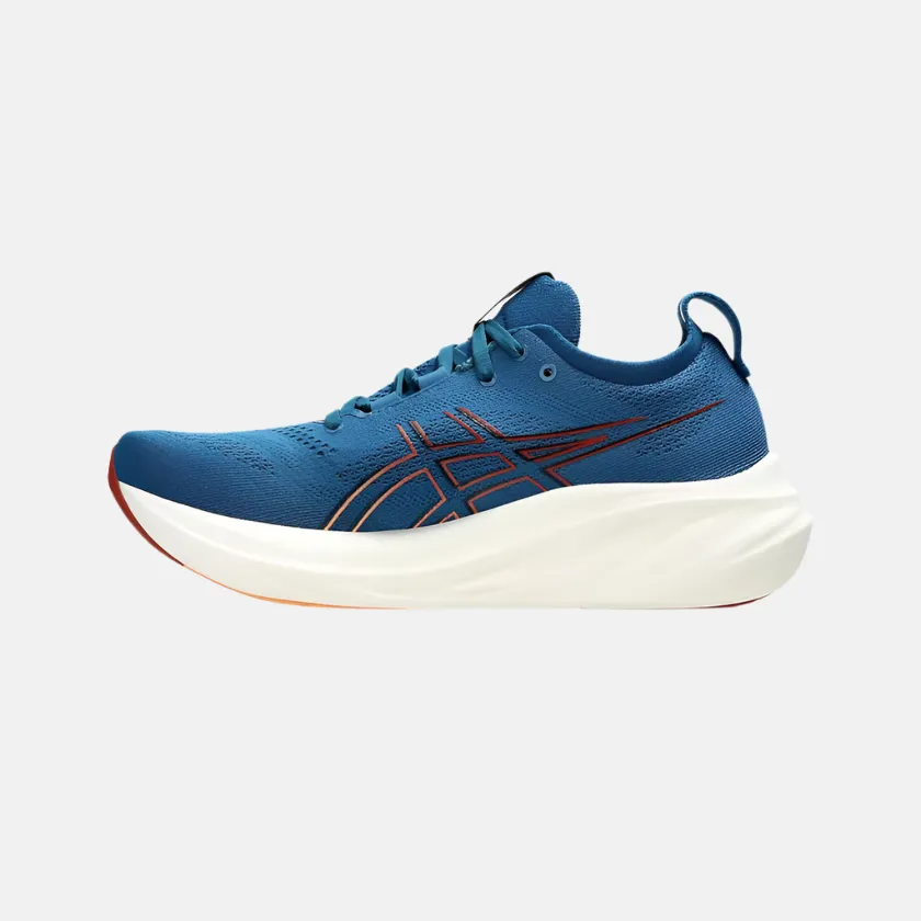 Asics Gel-Nimbus 26 Men's Running Shoes -Rich Navy/Faded Orange Zero Drop Running relay running