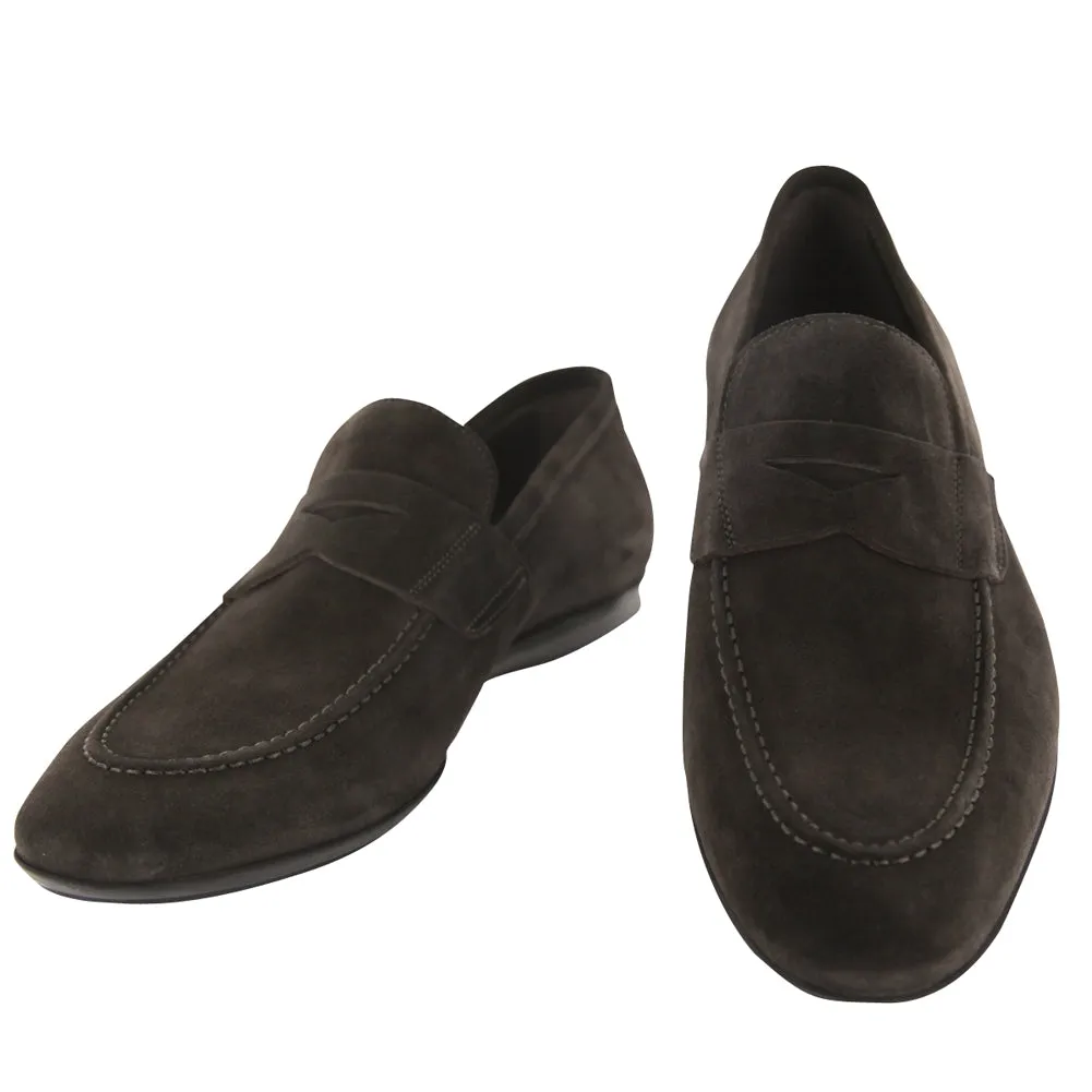 Slow Step Fiori Di Lusso Dark Brown Penny Loafers