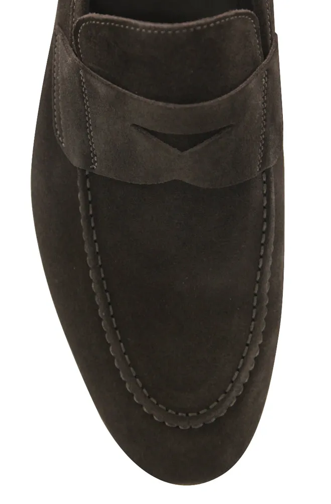 Fiori Di Lusso Dark Brown Penny Loafers Entrepreneur Look