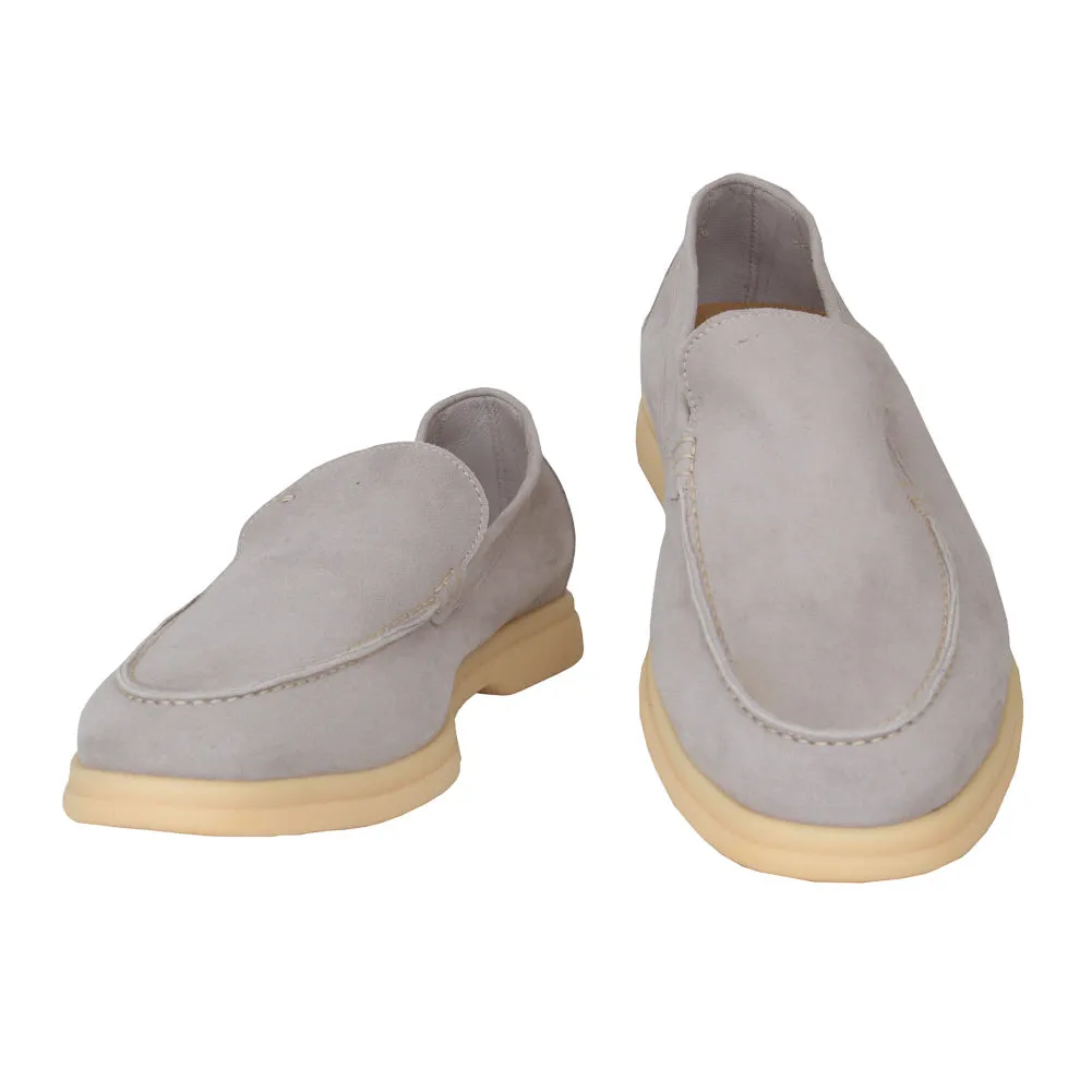 Non-Slip Footwear Sartorio Napoli Light Gray Loafer Loafers