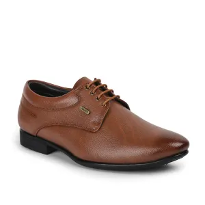 Fortune By Liberty Men HOL-110 Tan Formal Lacing Derby Shoes Balanced Style Quality Fit