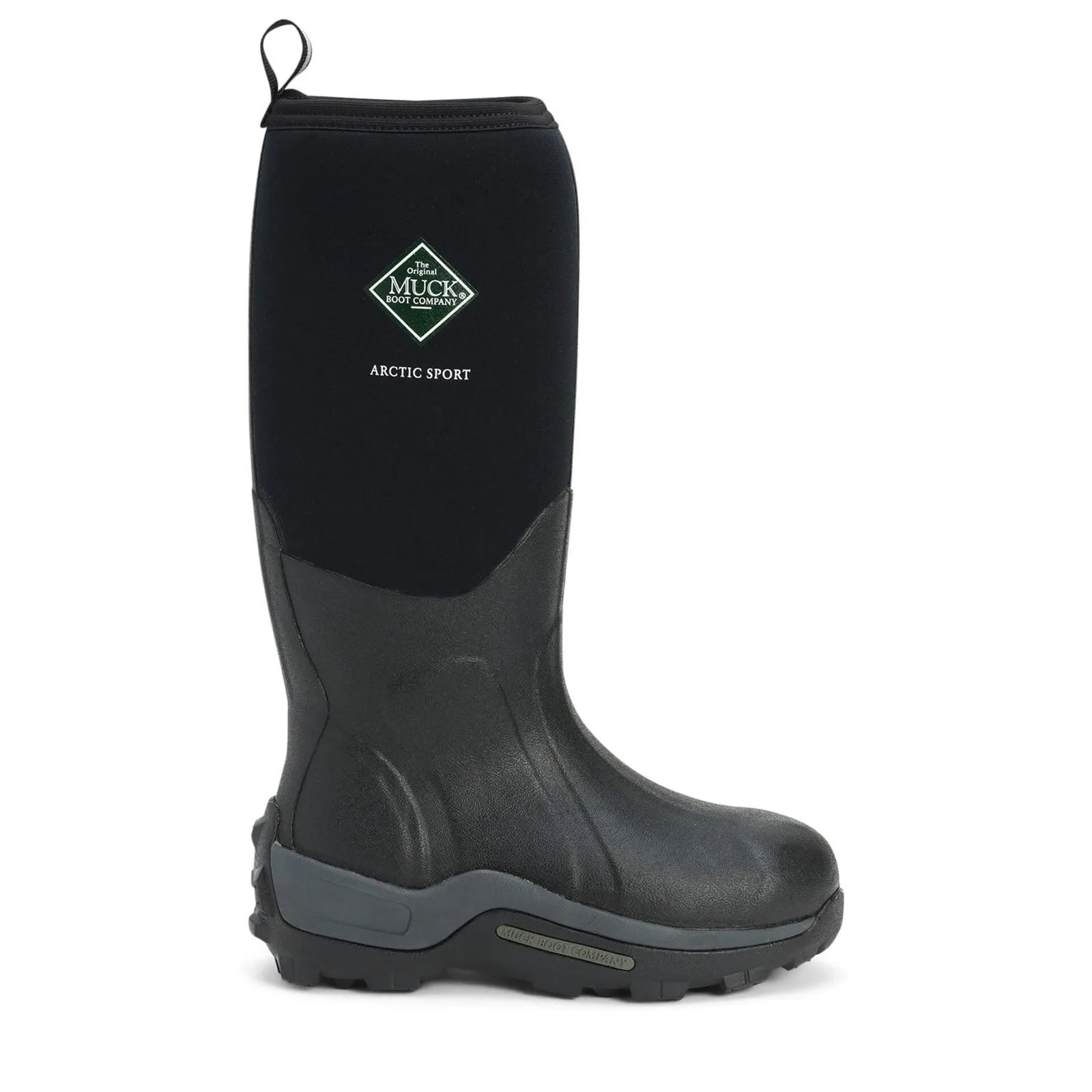 Muck Boots Unisex Arctic Sport Pull On Wellington Boot Black Anti Odor Footwear for Outdoors