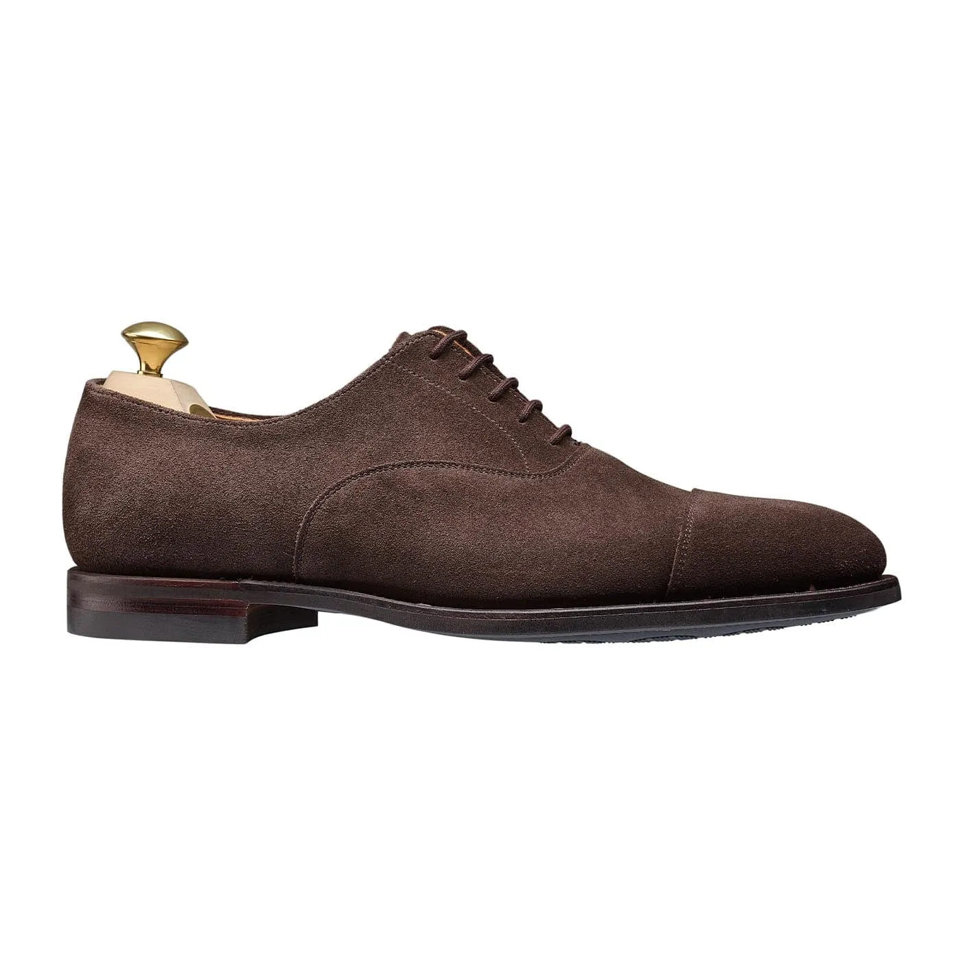 Comfy Walk Comfort Wear Shoes Connaught 2 Dark Oak Suede (City Sole)
