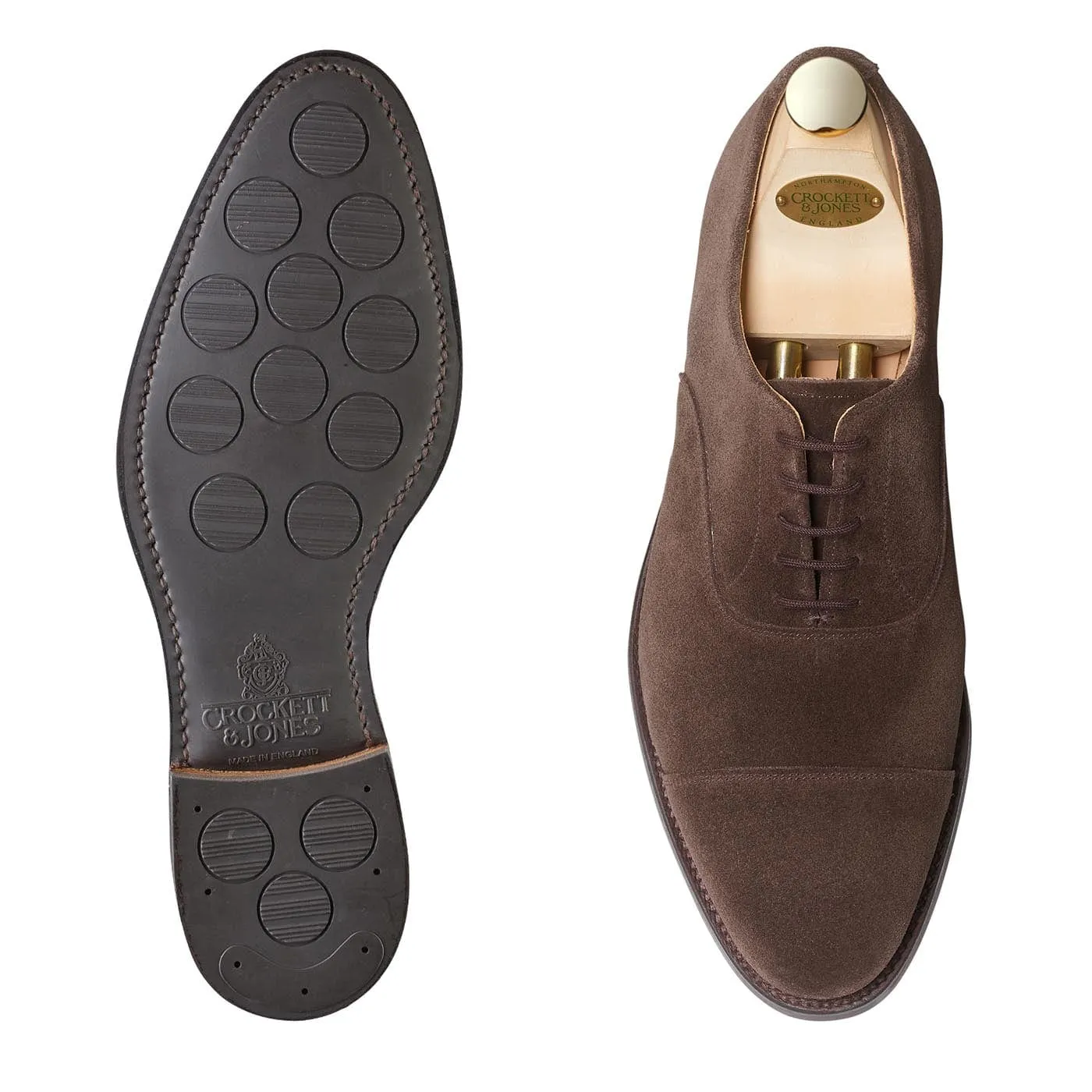 Relaxed Fit Comfort Fit Connaught 2 Dark Oak Suede (City Sole)