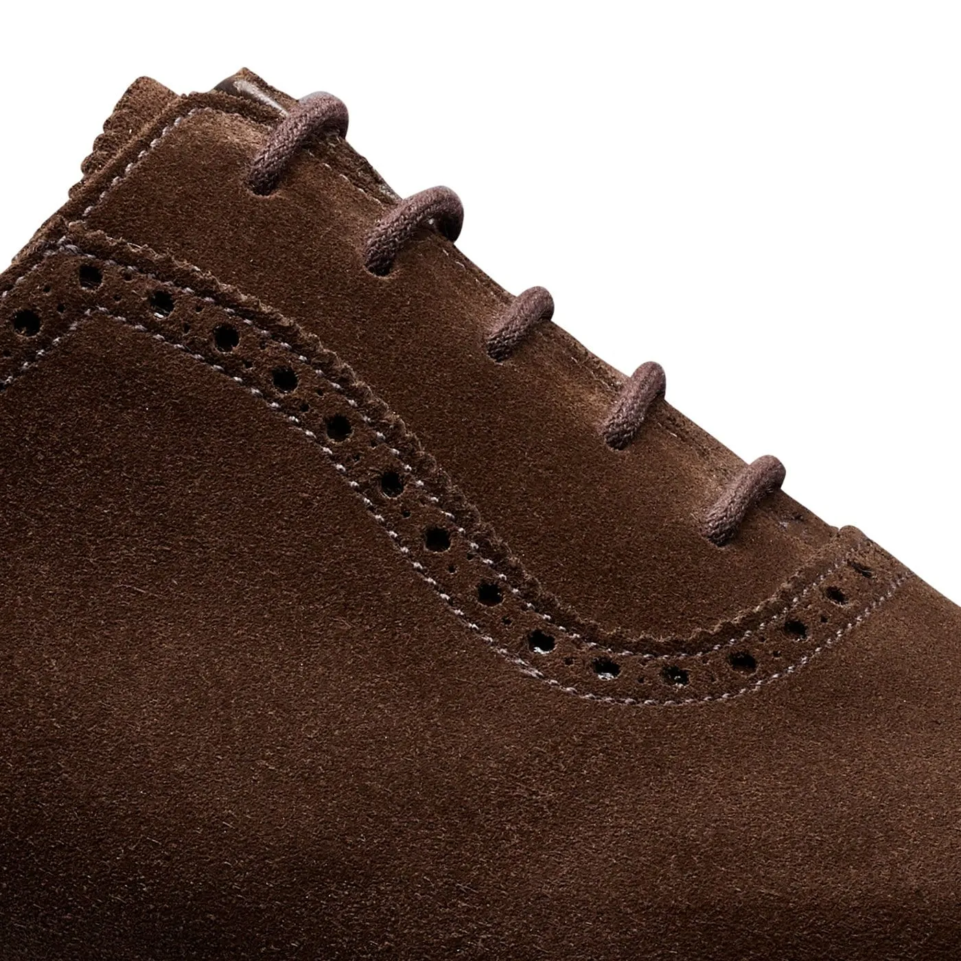 Westbourne Dark Brown Calf Suede Comfort Walk Sturdy Build