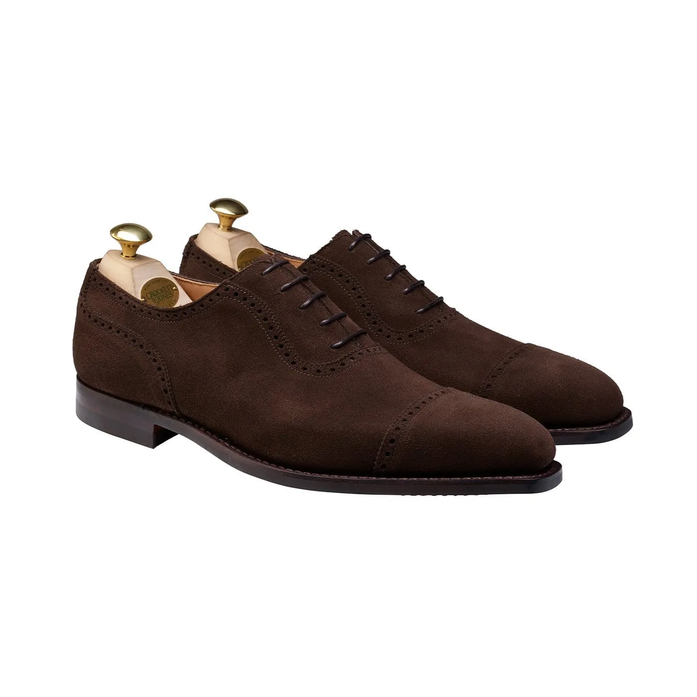 Comfortable Walk. Quick Fashion Style Westbourne Dark Brown Calf Suede