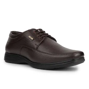 Quick Style Fortune Brown Formal Lacing Derby Shoes For Men HOL-131E By Liberty
