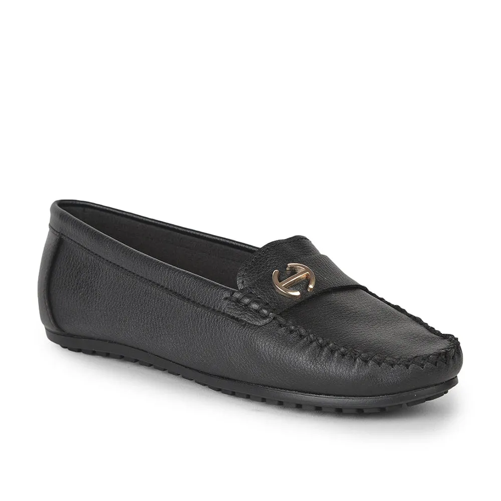 Healers Casual Black Loafers For Women GI-SD-301 By Liberty Event Go Fresh Breeze