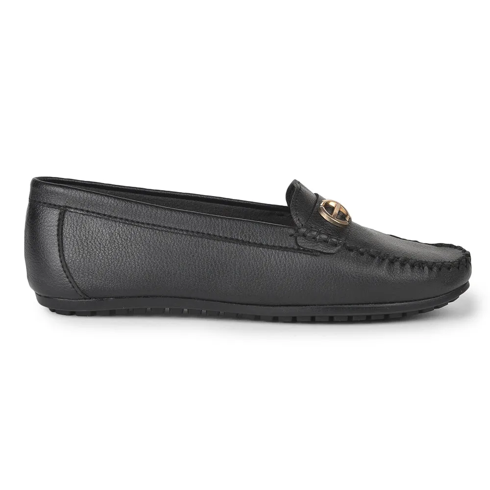 Open Path Lane Healers Casual Black Loafers For Women GI-SD-301 By Liberty