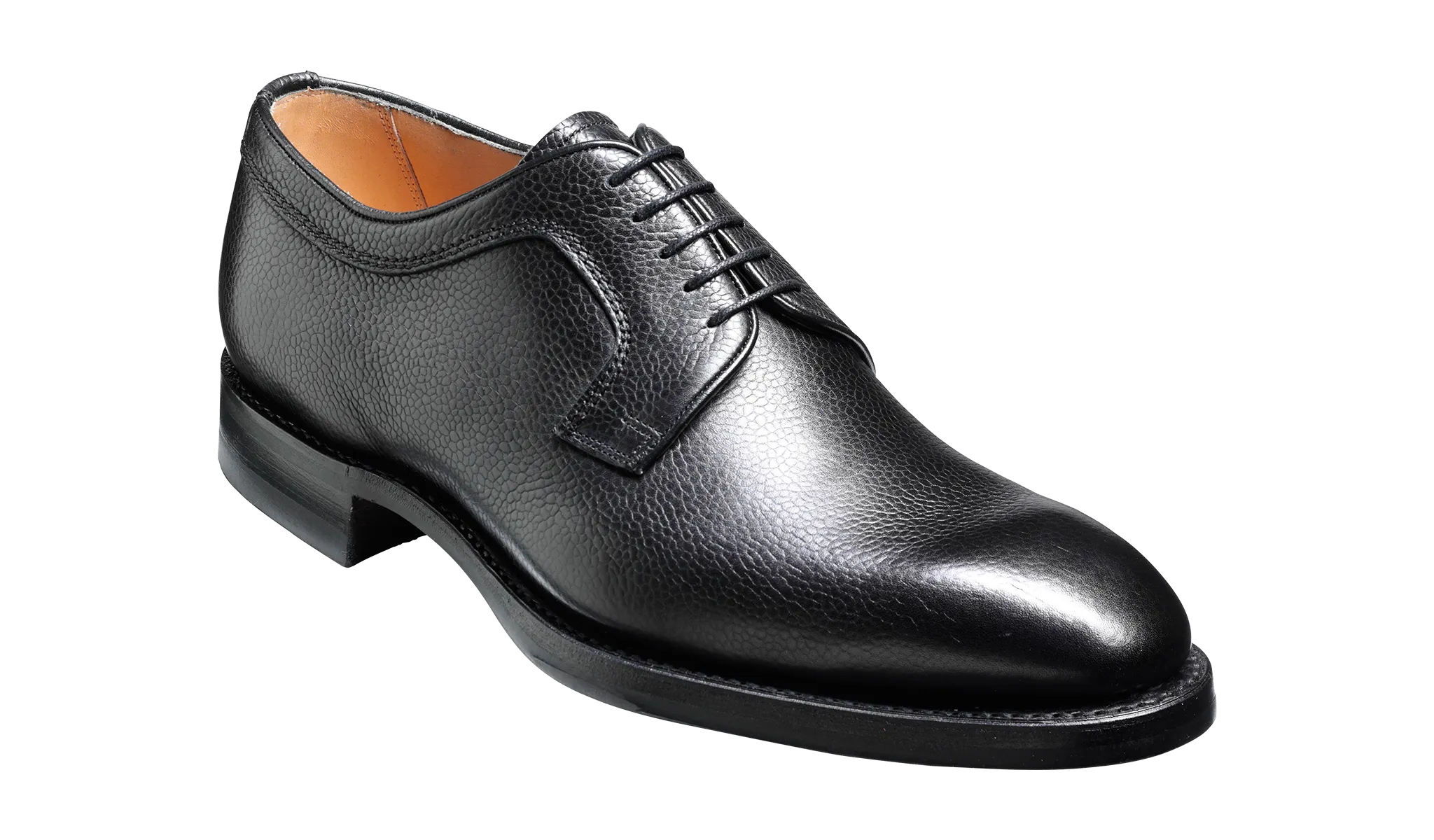 Skye - Black Grain Derby Versatile Formal Wear Travel Walk