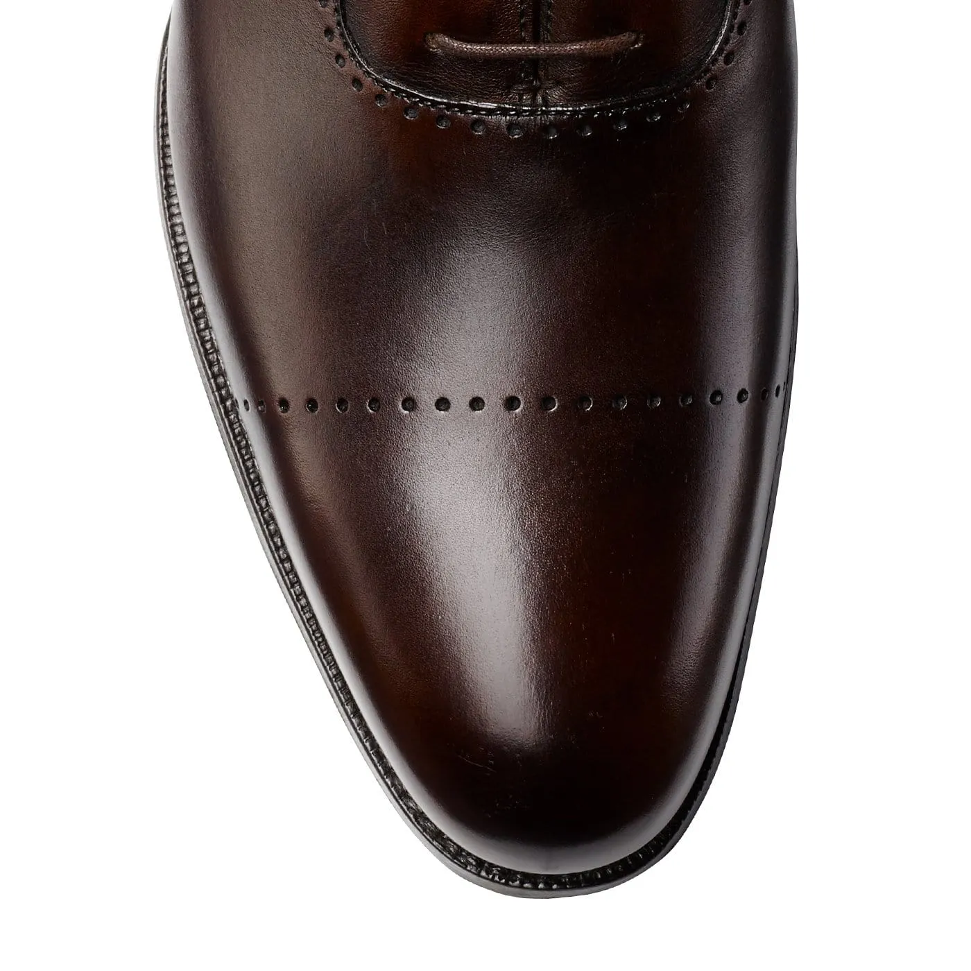 Smooth Leather Courtenay Dark Brown Antique Calf