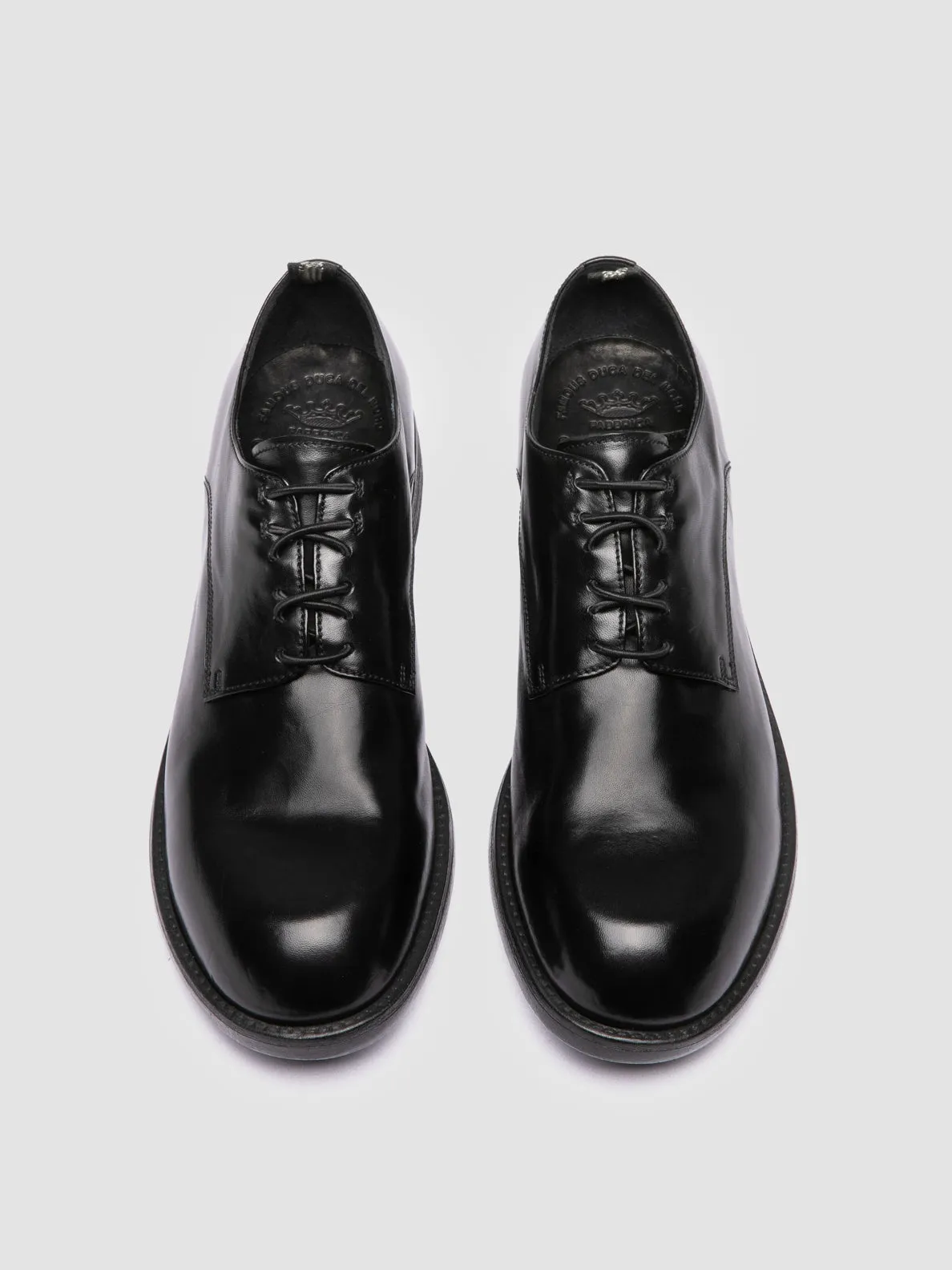 Subtle Line DIARY 009 - Black Leather Derby Shoes