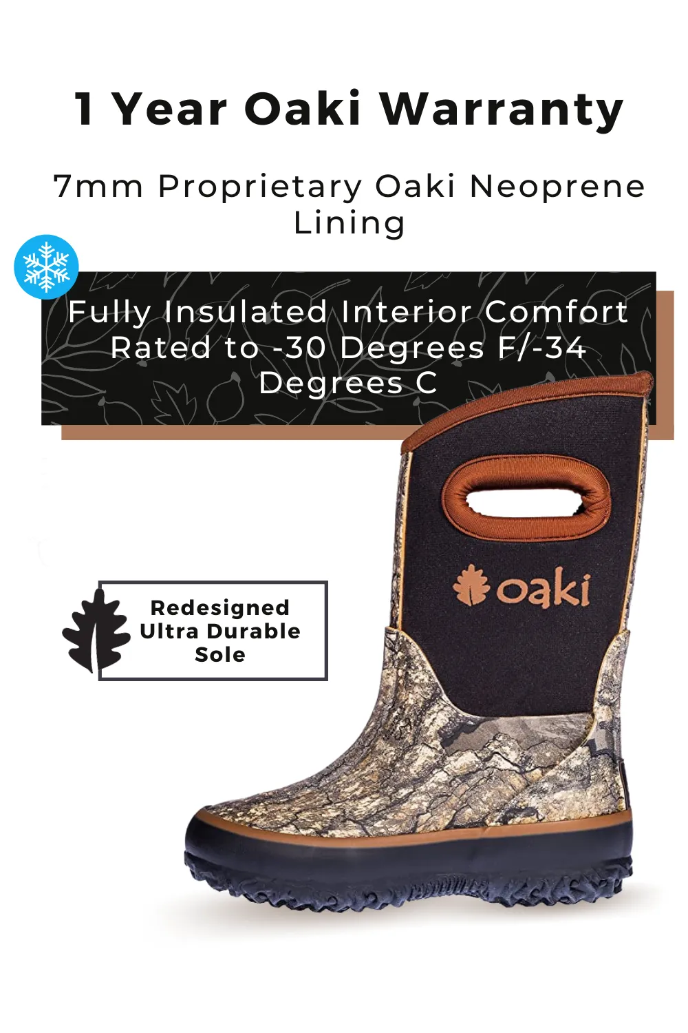 Heavy Terrain Footwear Neoprene Boots, Realtree Timber?