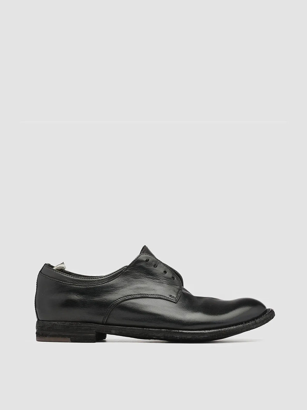 Smart Lace LEXIKON 501 - Black Leather Derby Shoes