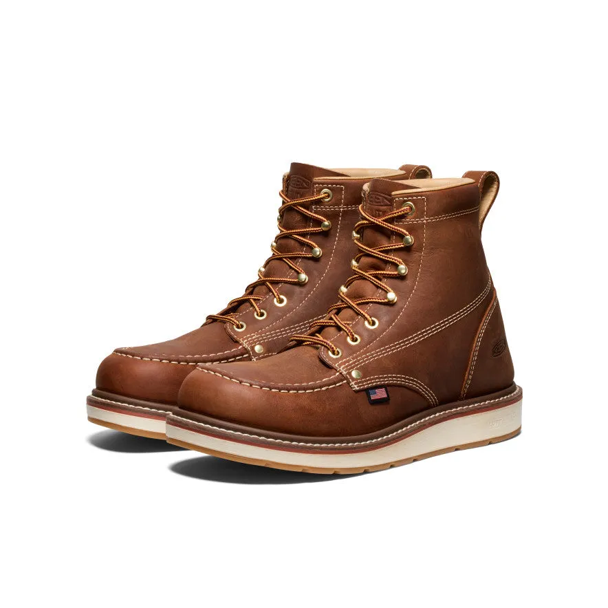 Heavy Duty Hiking Men's Liberty 6" Boot (Soft Toe)  |  Leather Brown/Birch