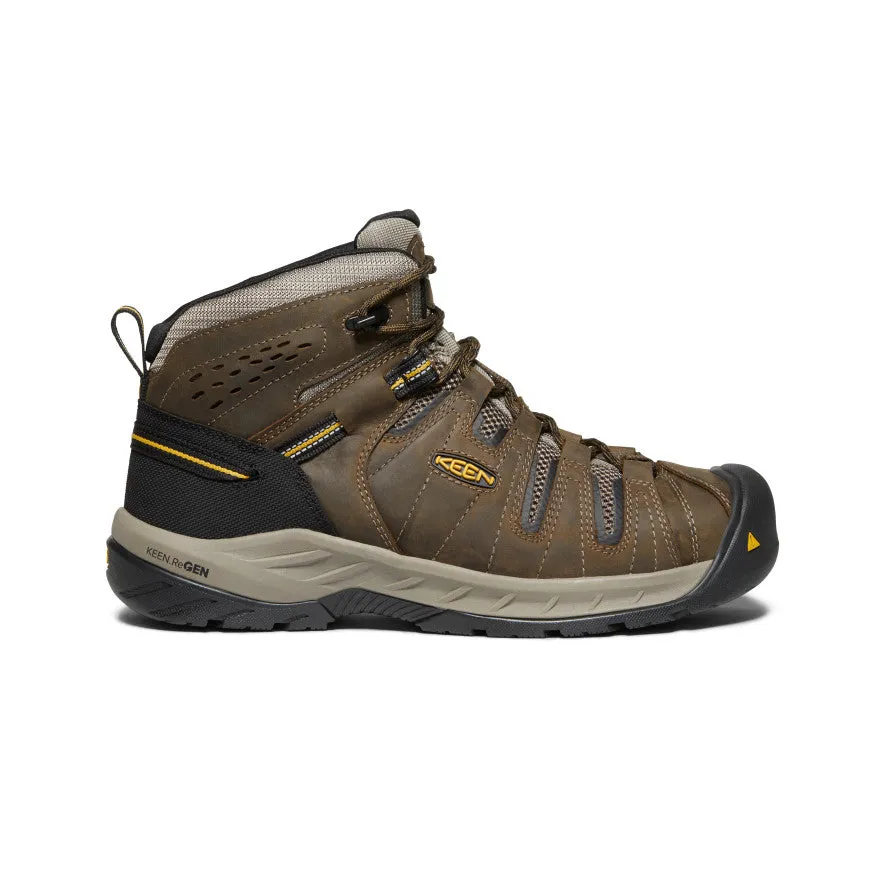 Rock Protection Trail Zone Men's Flint II Boot (Steel Toe)  |  Cascade Brown/Golden Rod