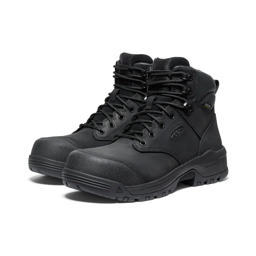 Light Hiking Men's Evanston 6" Waterproof Boot (Carbon Toe)  |  Black/Black