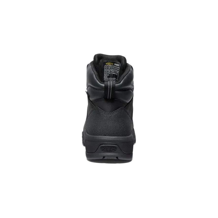 Men's Evanston 6" Waterproof Boot (Carbon Toe)  |  Black/Black Weekend Hike