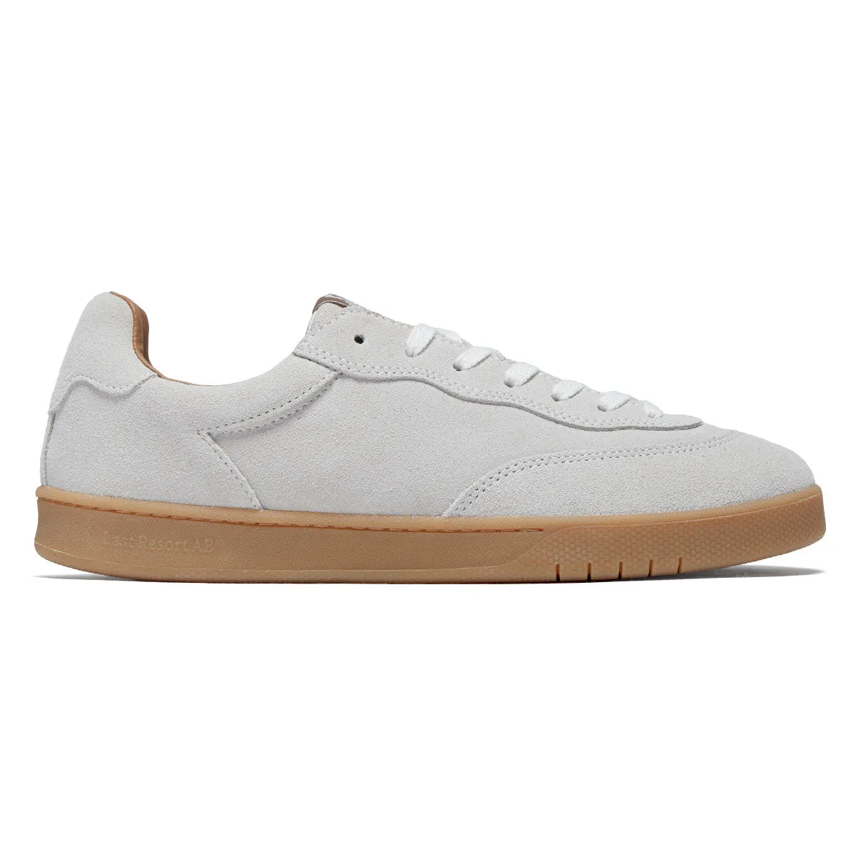 Anti   Slip Last Resort AB CM001 Suede Lo Shoes - White/Gum