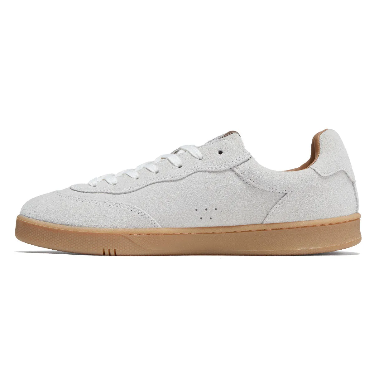 Last Resort AB CM001 Suede Lo Shoes - White/Gum velcro Durable Construction