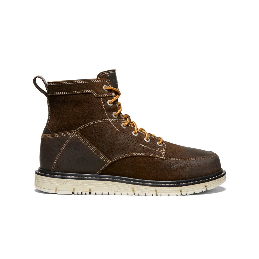 Men's San Jose 6" Boot (Soft Toe)  |  Coffee Bean/Star White Alpine Zone Heavy Duty Support