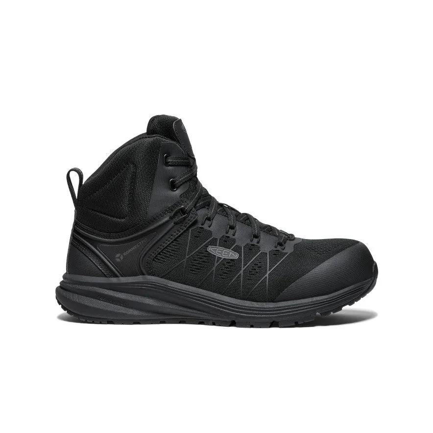 Men's Vista Energy Mid ESD (Carbon Toe)  |  Black/Black All Day Trekking Style