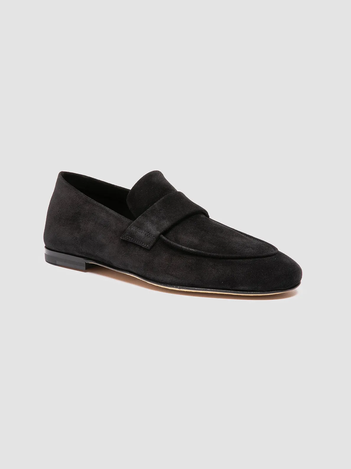 Preppy Mood Bold Breeze AIRTO 001 - Black Suede Loafers