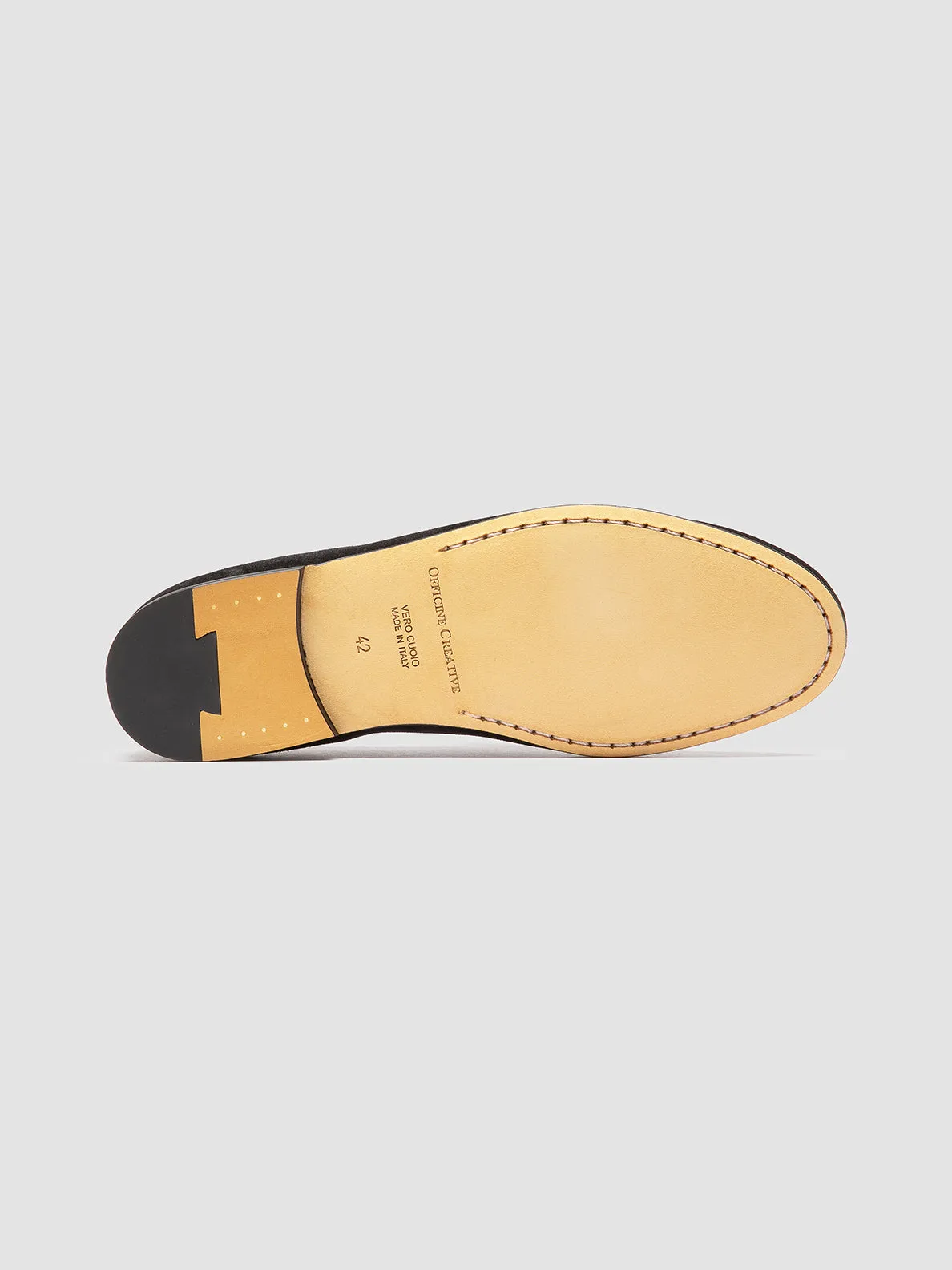 Compact Open   Toe AIRTO 001 - Black Suede Loafers