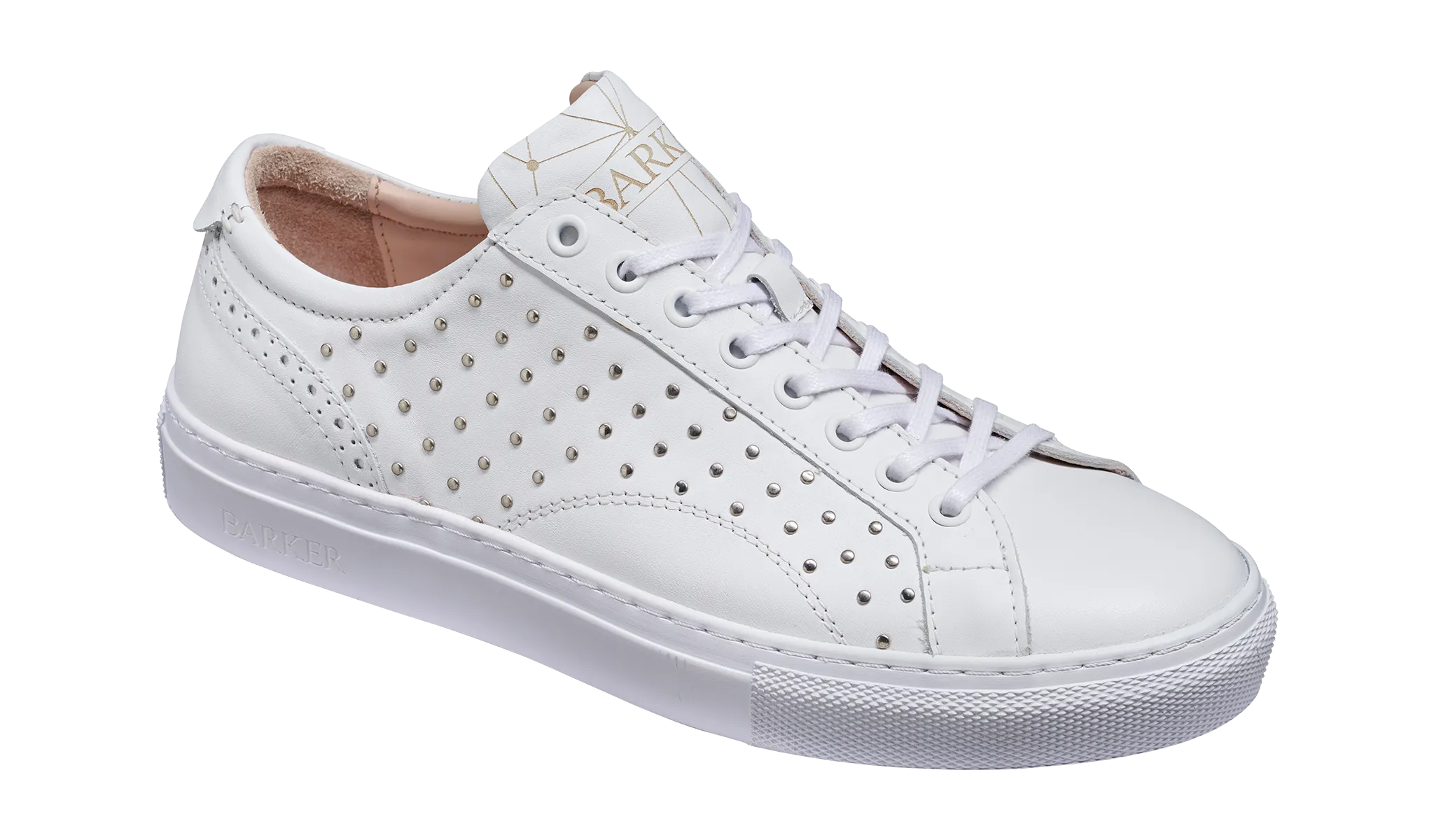 Isla - White Calf / Studs Cold Weather Effortless Step
