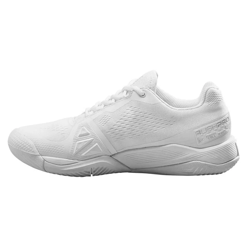 Rich Glow Wilson Women's Rush Pro 4.0 Tennis Shoes White White