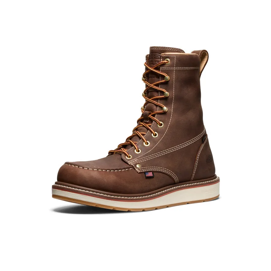 Extreme Comfort Men's Liberty 8" Waterproof Boot (Carbon Toe)  |  Chestnut/Gum