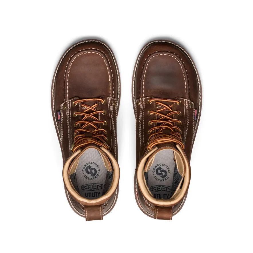 Men's Liberty 8" Waterproof Boot (Carbon Toe)  |  Chestnut/Gum Hiking Gear