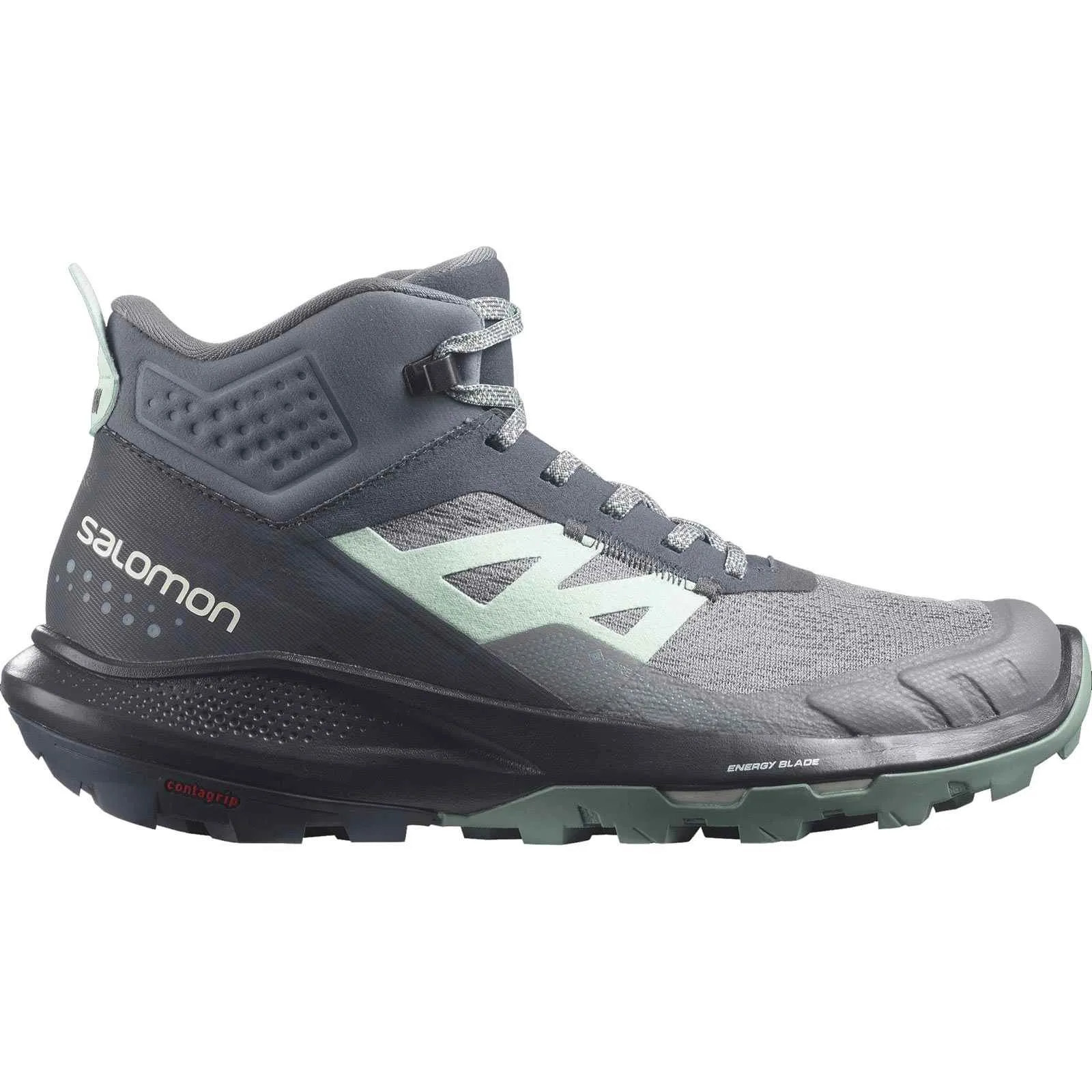 forest trek Salomon Outpulse Mid GTX Womens Hiking Shoes