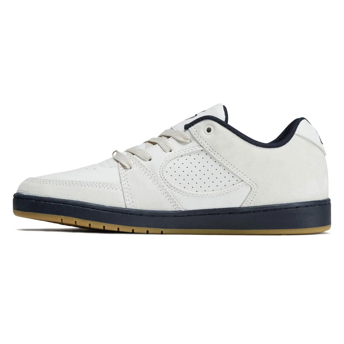 eS Accel Slim Shoes - White/Navy/Gum Speed Flex Balance Fit