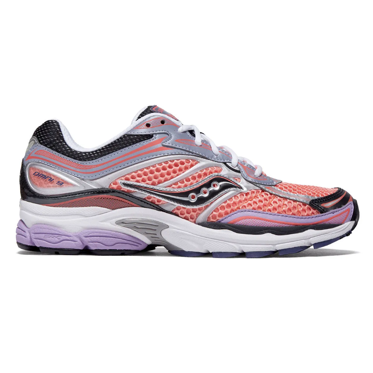 Saucony Progrid Omni 9 Shoes - Pink/Purple Comfortable Fitment