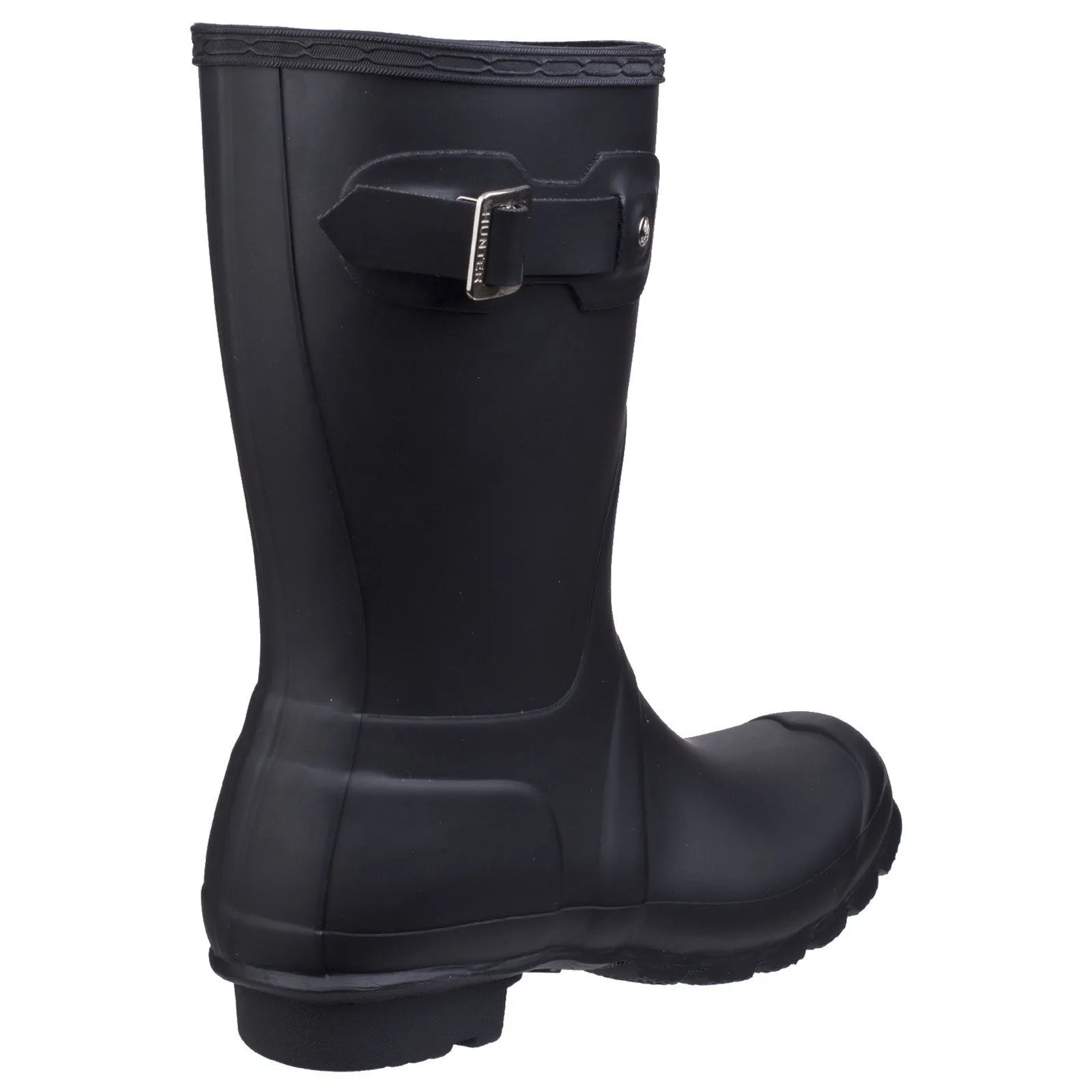 Hunter Womens Original Short Wellington Boots Black Rain Ready Fit Cold Days