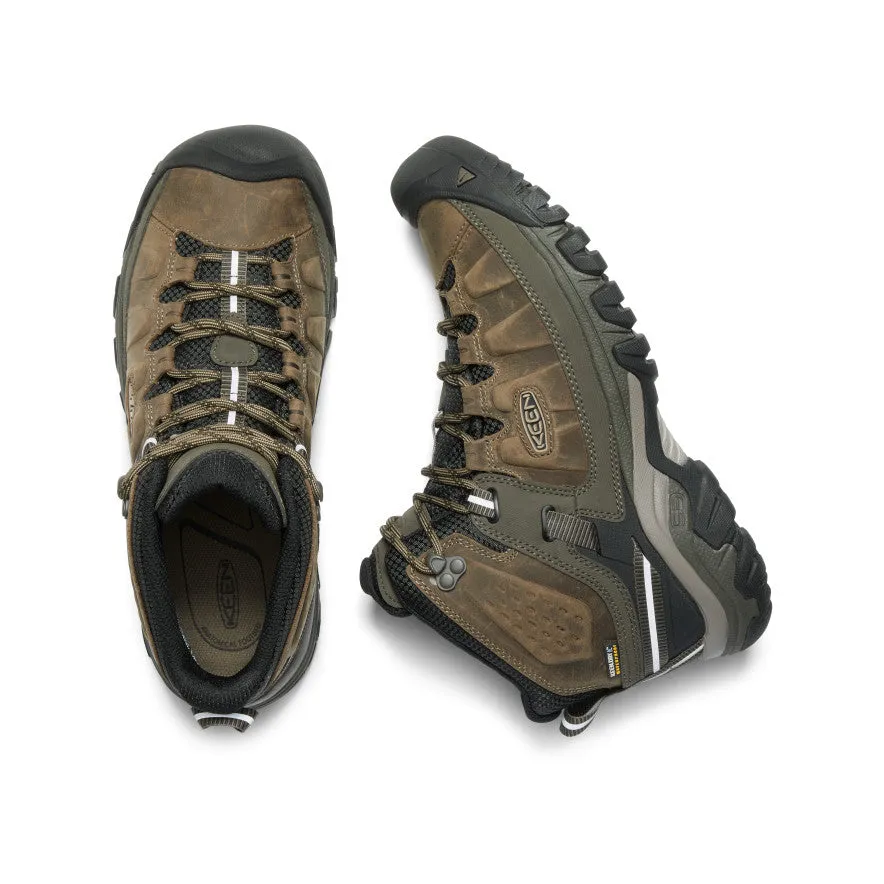 Water-Repellent Design Endurance Hiking Men's Targhee III Waterproof Mid  |  Bungee Cord/Black