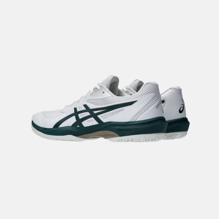 ASICS GAME FF Men's Tennis Shoes ?C White/Saxon Green Enhanced comfort