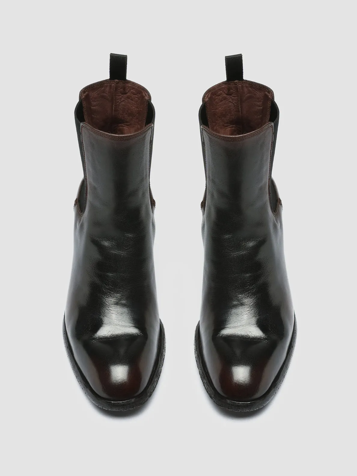 SYDNE 001 - Black Leather Chelsea Boots Ocean Walk