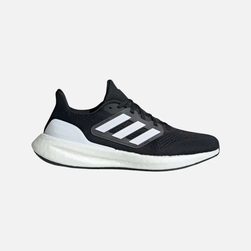 Adidas Pureboost 23 Men's Running Shoes -Core Black/Cloud White/Carbon ReinforcedToe Modern Aesthetic