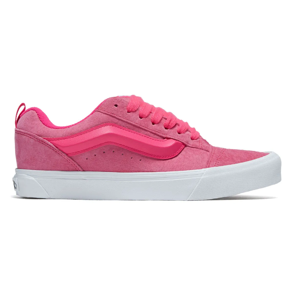 Vans Knu Skool Shoes - Nubuck Pink Glo Fast Action