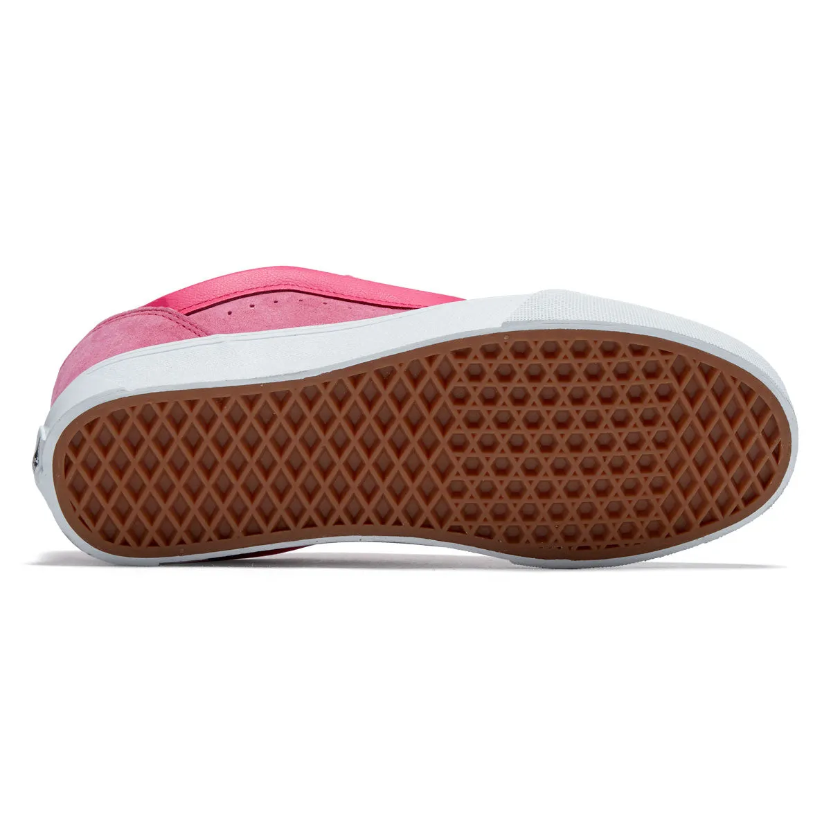 Textured Finish Skateboard Ready Vans Knu Skool Shoes - Nubuck Pink Glo