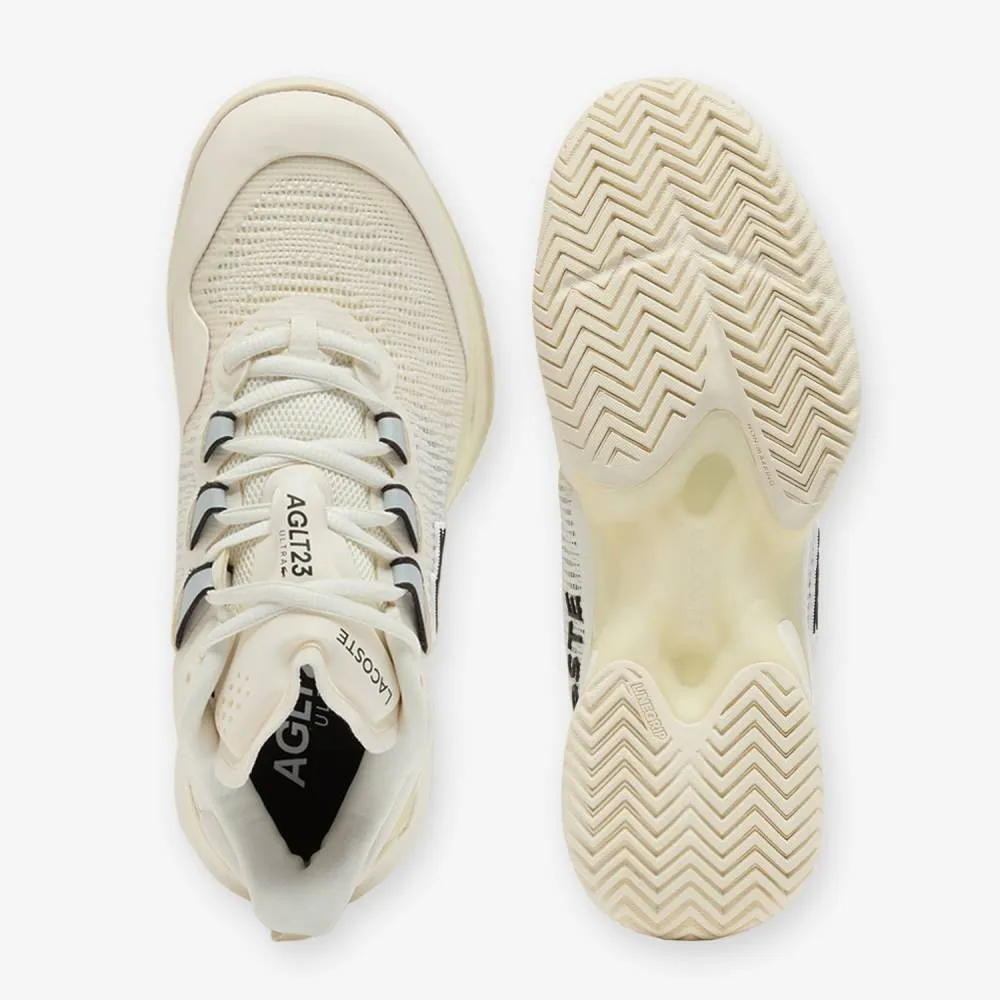 Lacoste AG-LT23 Ultra SFA Women's Tennis Shoe (Off White) Functional Fit Outdoor