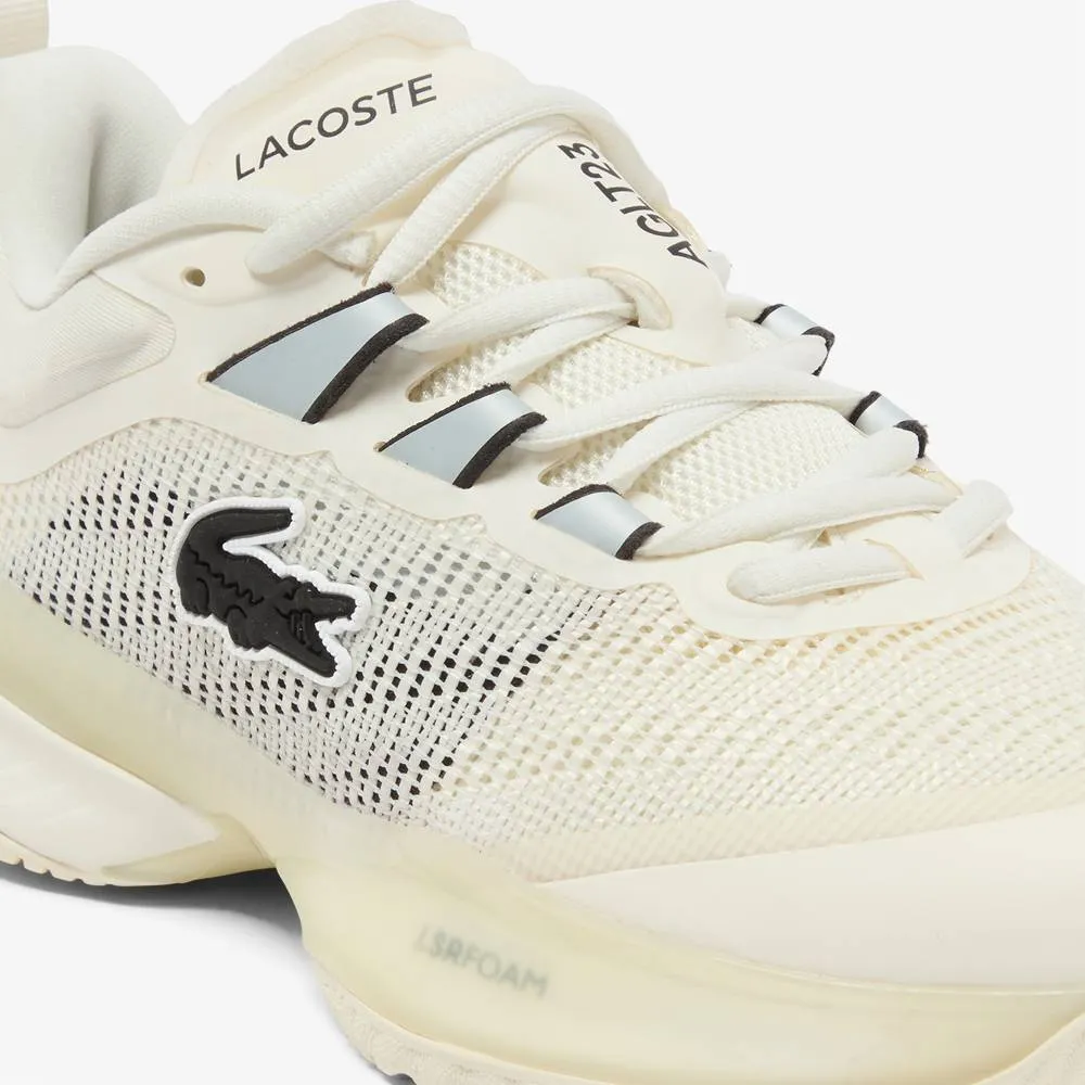 Lacoste AG-LT23 Ultra SFA Women's Tennis Shoe (Off White) Fast Motion Step Support
