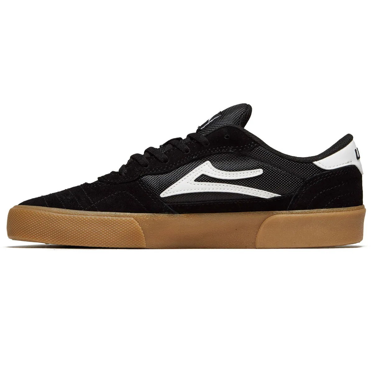 Lakai Cambridge Shoes - Black/Gum Suede Quick Ride Comfort