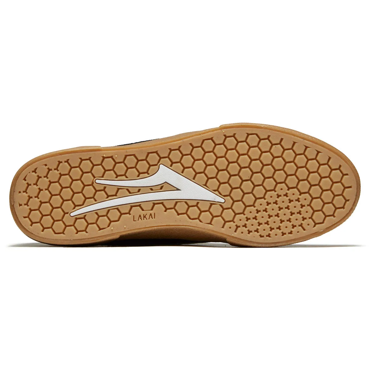 Lakai Cambridge Shoes - Black/Gum Suede Performance Flex