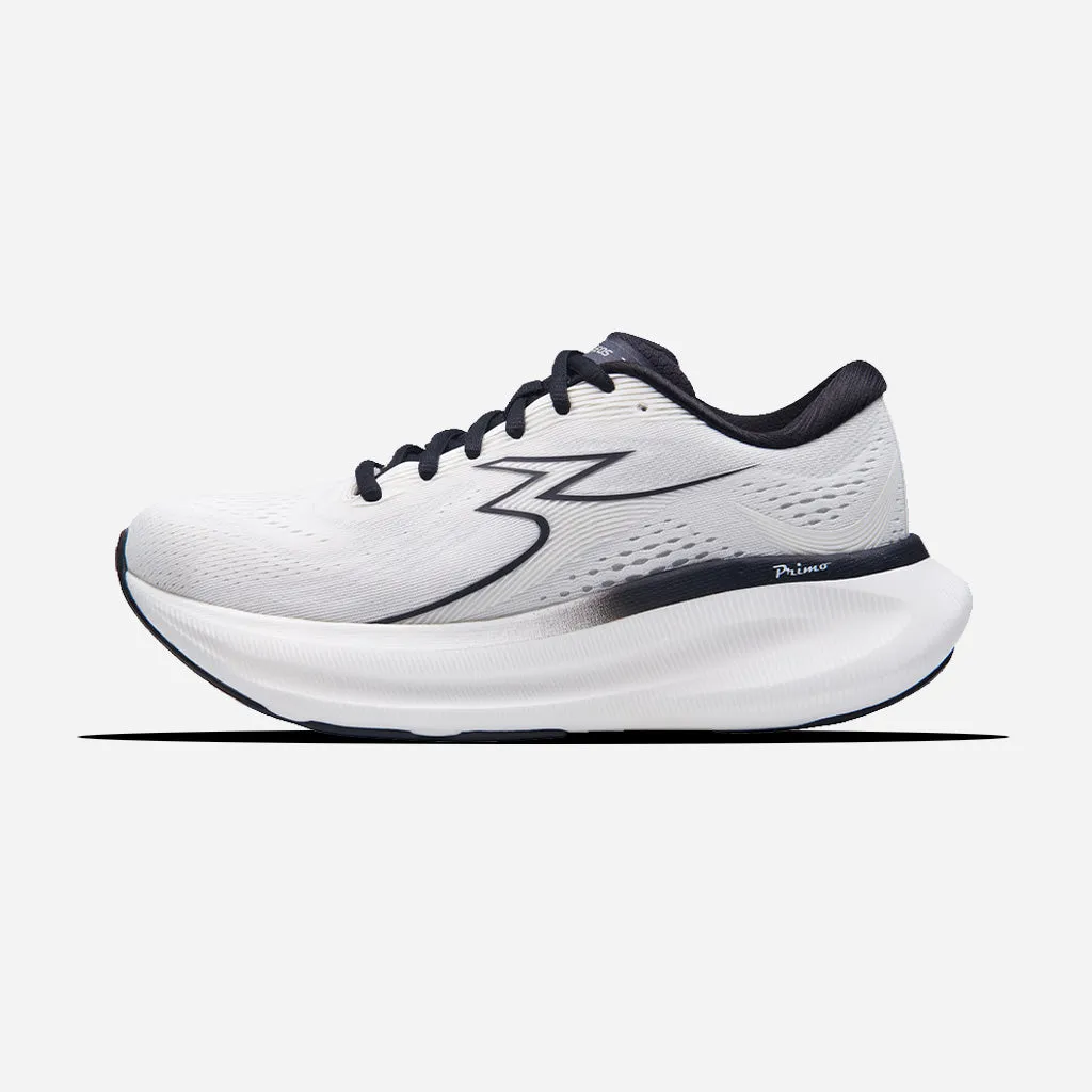 361-ELEOS: White/Black no - tie laces scientifically - designed