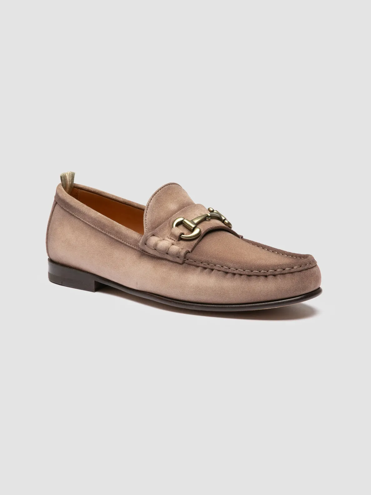 Firm Steps BALFRON 003 - Taupe Suede Penny Loafer