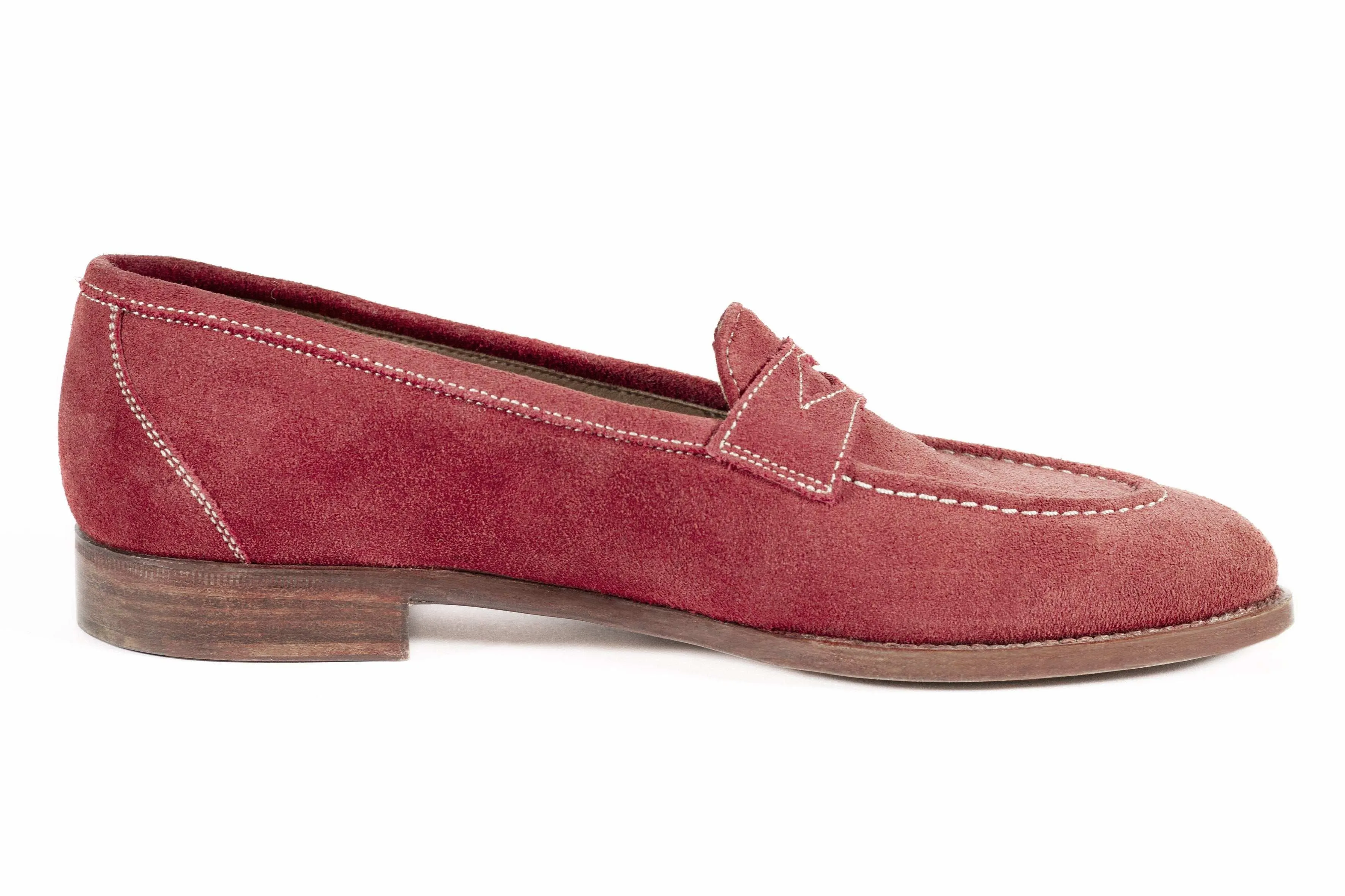Comfortable Movement Timeless Style Shoes WOMAN LOAFER WITH PENNY STRAP SUEDE LEATHER
